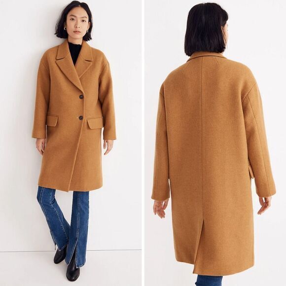 NEW Madewell‎ Haydon Coat in Insuluxe Fabric XL